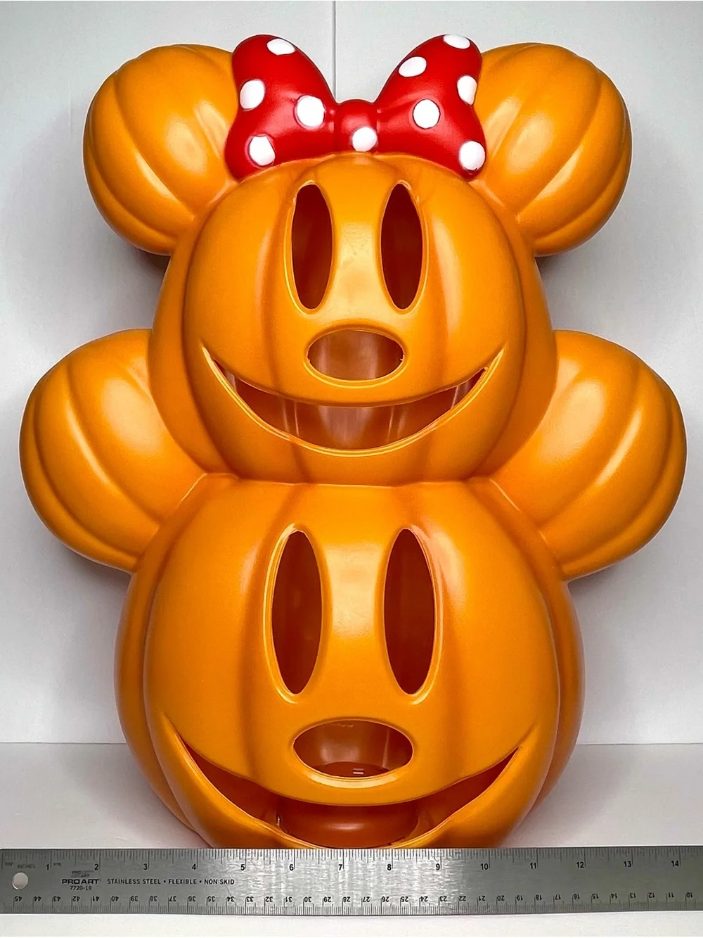 Viral TikTok Mickey and Minnie Mouse Stacked LED Pumpkin Heads
